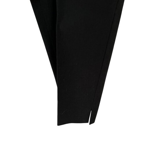 Theory Black Cropped Dress Pants With Side & Back Pockets Size 4 - Picture 6 of 10